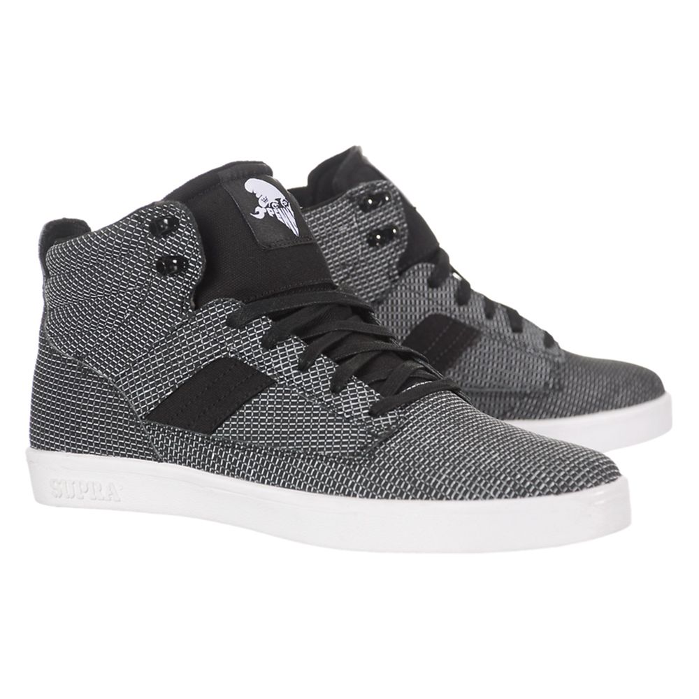 Chaussures de Skate Supra Bandit Noir Blanche Black Femme | DYD-40556135